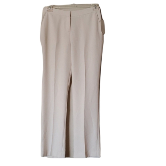 NWT Halston straight leg bone trouser pants - Picture 1 of 12